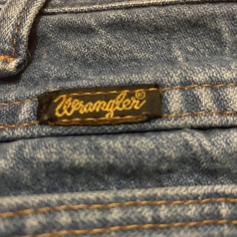 Vintage Wrangler‎ Cowboy Cut Jeans Western Blue Denim Made In USA 38x30